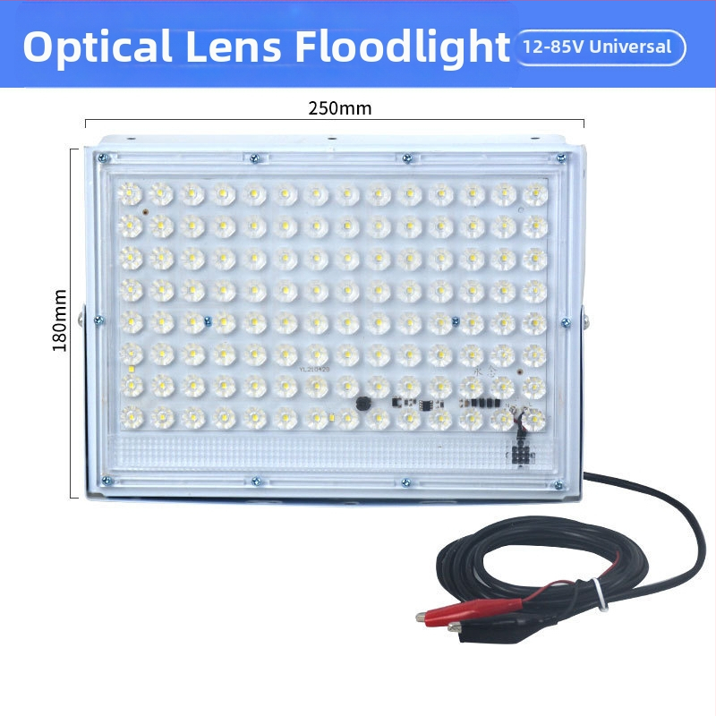 Аварийно прожекторно осветление с широк диапазон на входно напрежение 12–85 V, IP66, алуминиев корпус, PF 0.6, за външна употреба