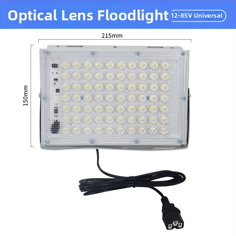 Аварийно прожекторно осветление с широк диапазон на входно напрежение 12–85 V, IP66, алуминиев корпус, PF 0.6, за външна употреба