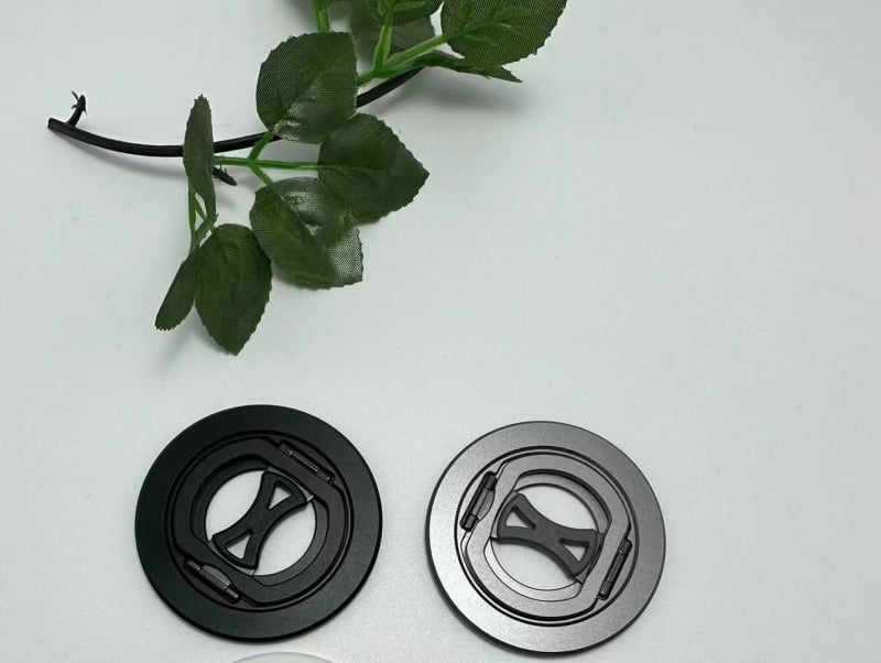 Държач за телефон с пръстен – сплав, магнитно или въртящо се фиксиране, универсален стил