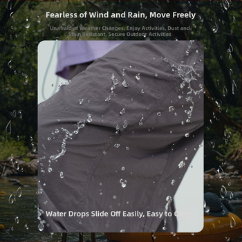 Dámske nylonové nepremokavé outdoorové nohavice, rovný strih, štýl parašutistu, vhodné do všetkých ročných období