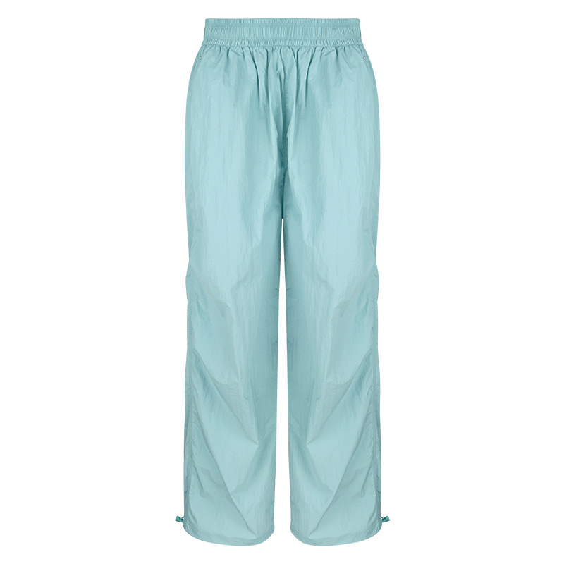 Pantaloni de drumeție din nylon, impermeabili, pentru femei, croială dreaptă, în stil parașutist, pentru toate anotimpurile