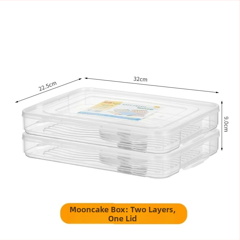 Mooncake zamrzivačka kutija za skladištenje, japanski stil, zatvorena, standardni oblik