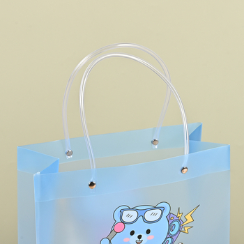 PP чанта за ръка — мътен прозрачен PVC твърд пластмасов (Двоен слой дебелина: 36 silk; Код на продукта: Internet celebrity bag; Марка: Hong kai; Използване: сувенирна чанта)