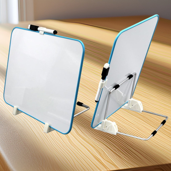 Десктопна двустранна сгъваема стойка за телефон и таблет с регулируем ъгъл, алуминиева сплав и ABS панел