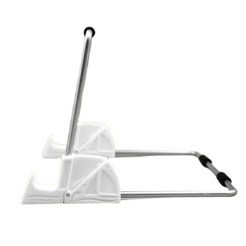 Десктопна двустранна сгъваема стойка за телефон и таблет с регулируем ъгъл, алуминиева сплав и ABS панел