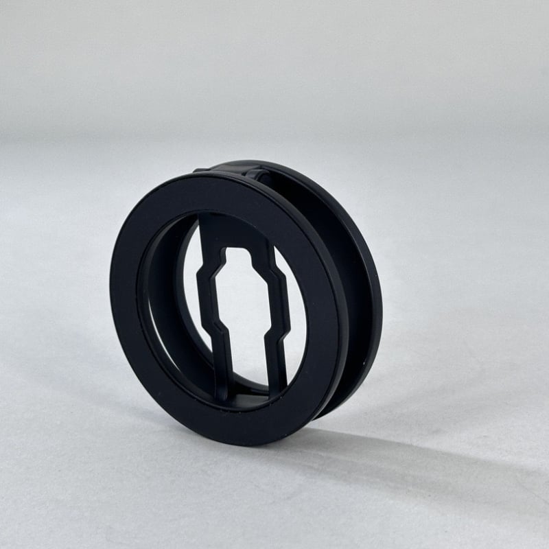 Автомобилен държач за телефон MagSafe с магнитен пръстен, цинкова сплав, сгъваем, двустранен магнит; поддържа персонализация.