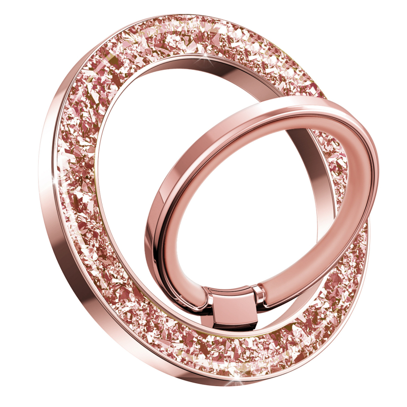 Suport pentru telefon cu inel MagSafe, pe suport de birou - luciu din rășină epoxidică, aliaj de zinc, personalizabil