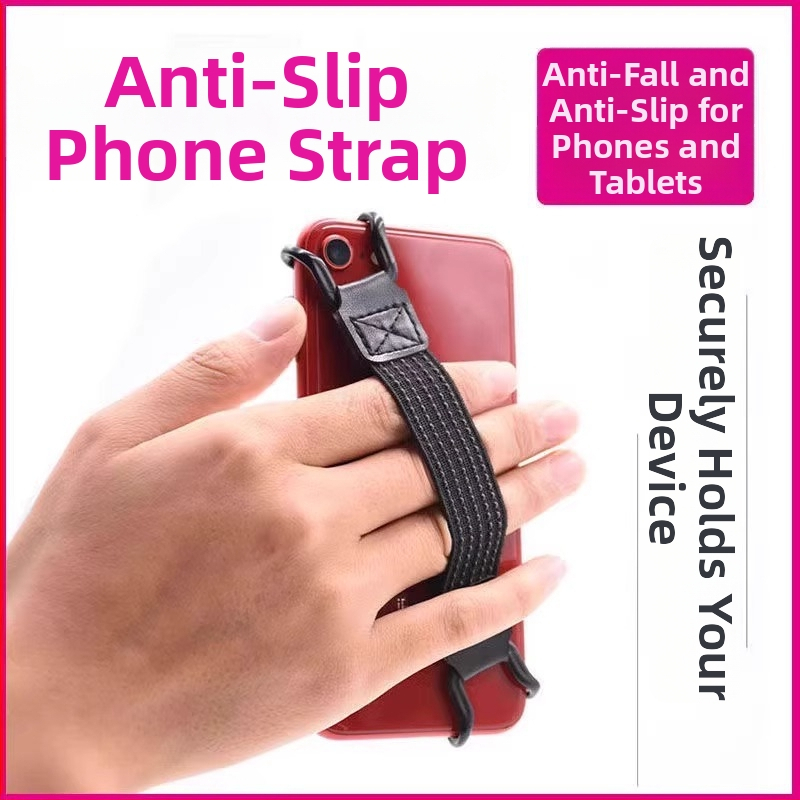 Držadlo na telefón s popruhom pre jednoruké použitie, protišmykové, proti pádu, univerzálne, od Friendly