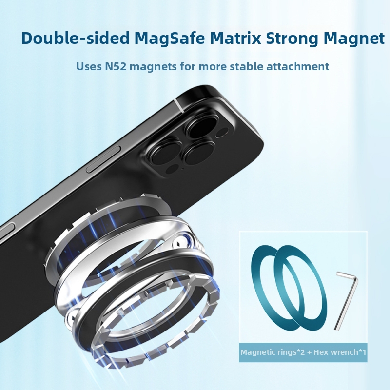 MagSafe dvostrani magnetski držač telefona – stolni držač od legure, sklopiv