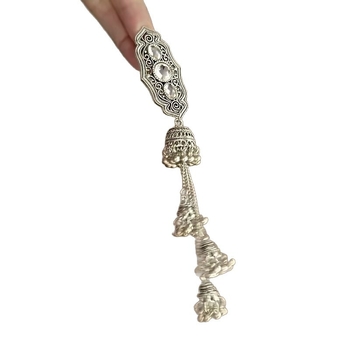 Legura bočni klips za kosu s elektroplatiranim završetkom, egzotičan vintage stil, dodatak za kosu za žene