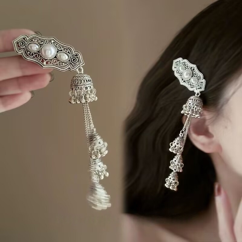 Legura bočni klips za kosu s elektroplatiranim završetkom, egzotičan vintage stil, dodatak za kosu za žene