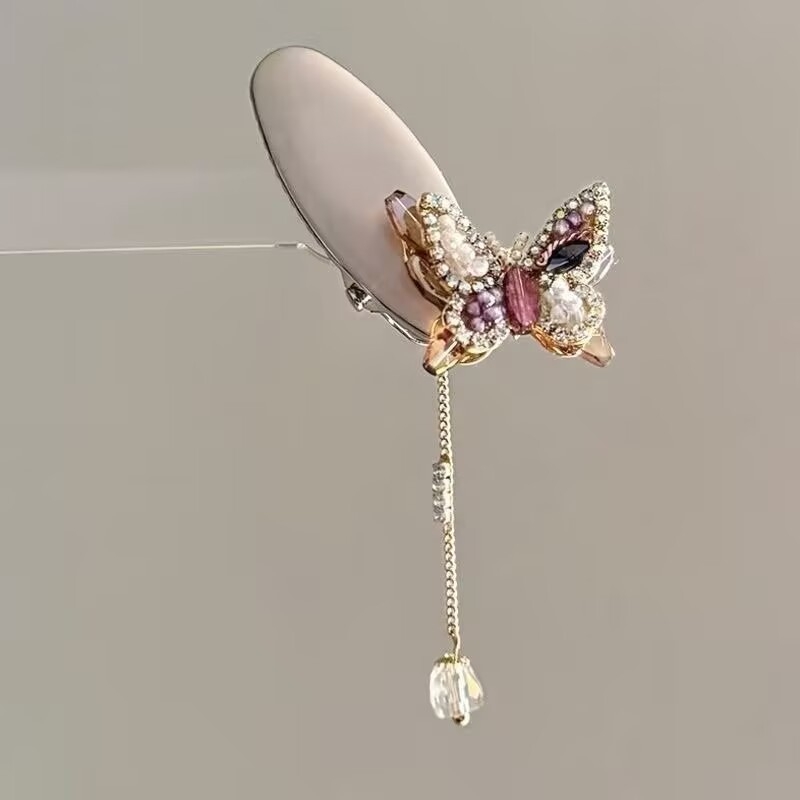 Legura bočni klips za kosu s elektroplatiranim završetkom, egzotičan vintage stil, dodatak za kosu za žene