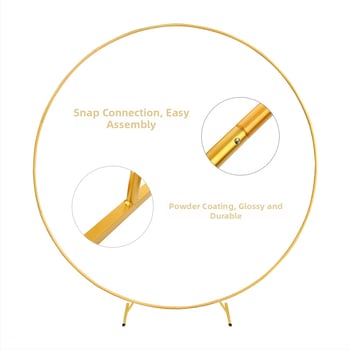 Metalni vjenčani luk, kovana konstrukcija, kartonsko pakiranje, prilagodljivo, za vjenčanja