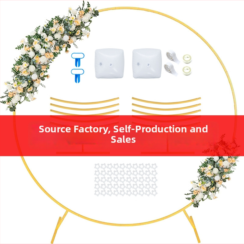 Metalni vjenčani luk, kovana konstrukcija, kartonsko pakiranje, prilagodljivo, za vjenčanja