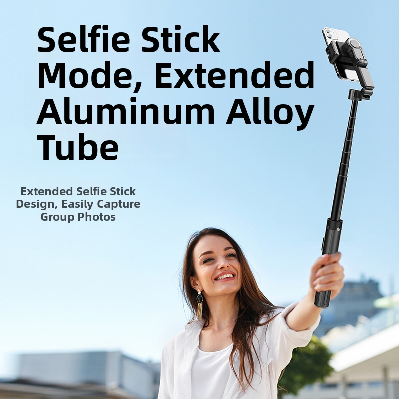 C16 интелигентен стабилизатор с AI следене на лице, едноосен стабилизатор, четириподен трипод, Bluetooth дистанционно, алуминиева сплав