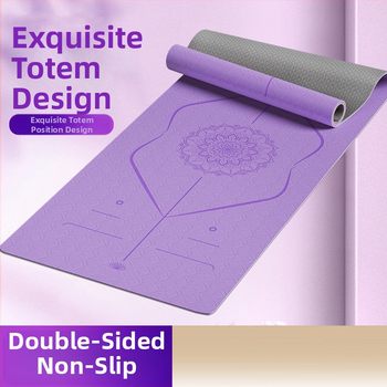 Joga podložka z TPE, 6 mm, protiskluzová, tlmiaca nárazy