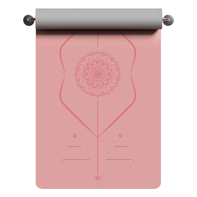 TPE στρώμα γιόγκα, 6 mm, αντιολισθητικό, απορροφητικό κραδασμών