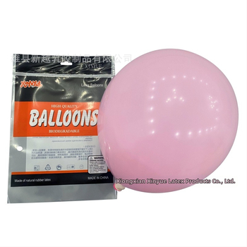 Двойна арка от балони за рожден ден и сватбена украса, латексни балони-орнаменти, кръгла форма, лого отпечатано