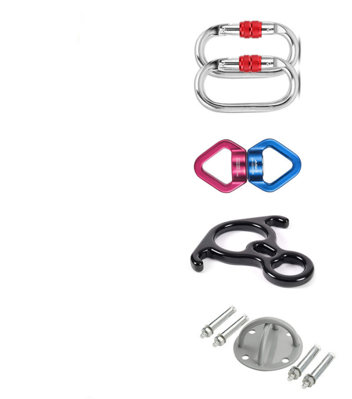 Хамак за въздушна йога – единична точка, комплект от коприна и сатен за домашни тренировки по пилатес и танци