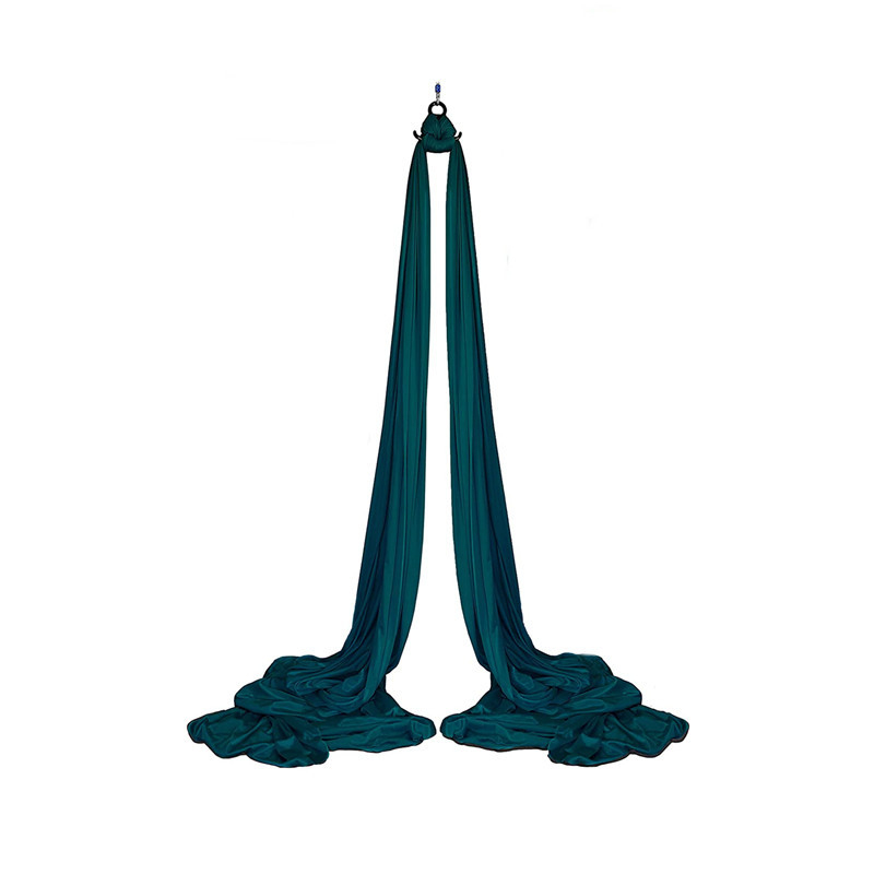 Хамак за въздушна йога – единична точка, комплект от коприна и сатен за домашни тренировки по пилатес и танци