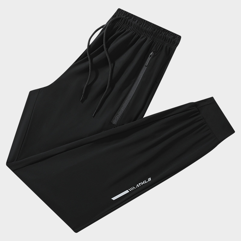 Muške ljetne hlače od ice silk, visoka elastičnost Lycra/Nylon, dišuće, brzo se suše, udoban slobodan kroj