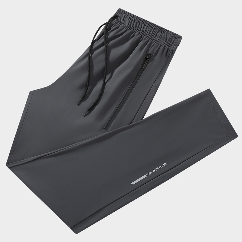 Muške ljetne hlače od ice silk, visoka elastičnost Lycra/Nylon, dišuće, brzo se suše, udoban slobodan kroj