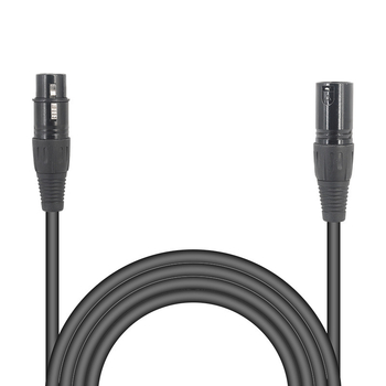 Mikrofonos audiókábla kettős XLR csatlakozókkal, Lotus-kábel, 48V-os mikrofonkábel, ezüstbevonatú vezetők, tiszta rézmag