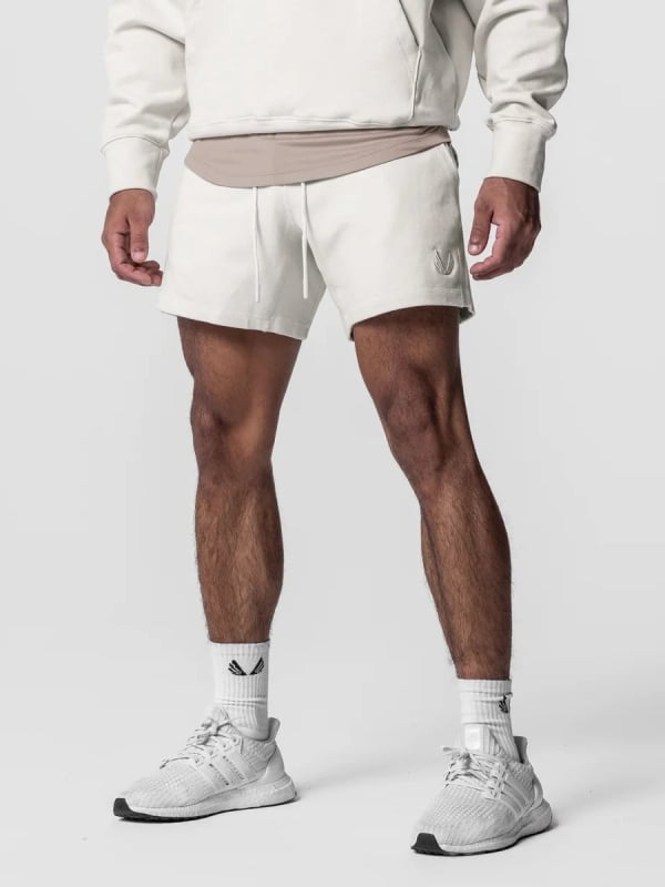 Muške pamučne sportske šorce za ljeto, slim fit, srednji pojas, prozračne, 85% pamuk