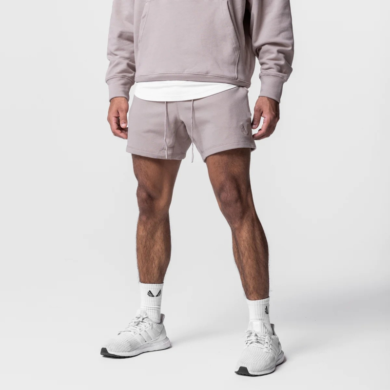 Muške pamučne sportske šorce za ljeto, slim fit, srednji pojas, prozračne, 85% pamuk