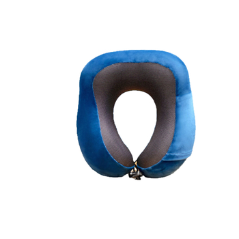 U-alakú utazó nyakpárna - memóriahab töltet, anyag: kémiai rost, hordozható repülőhöz és vasútól (Töltet: memóriahab, Anyag: kémiai rost, Súly 0,5 kg alatt)