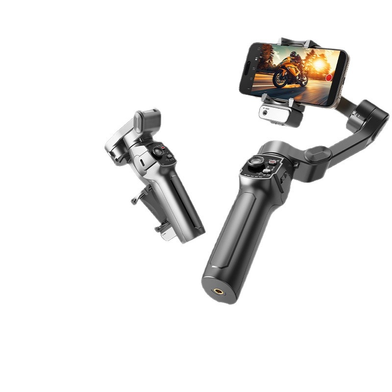 Телефонен гимбал стабилизатор с AI проследяване, ръчен анти-трептене за плавно следване на видеото — модел L9 Lite, алуминиева сплав, Bluetooth и дистанционно управление
