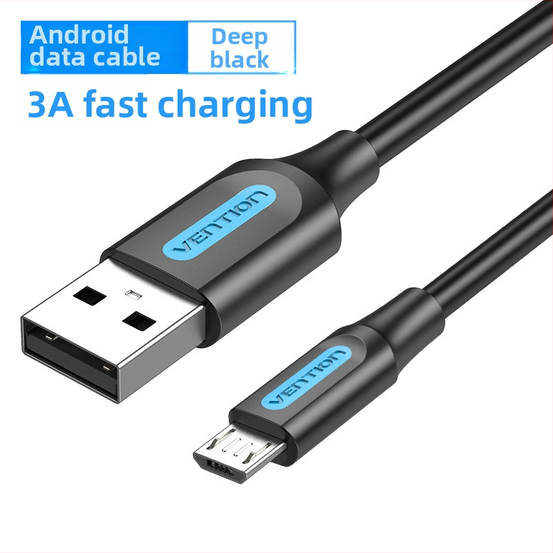 Android Micro USB кабел за данни USB 2.0 — бързо зареждане, PVC материал, единичен конектор