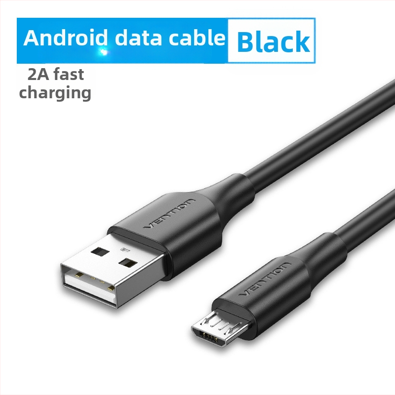 Android Micro USB кабел за данни USB 2.0 — бързо зареждане, PVC материал, единичен конектор