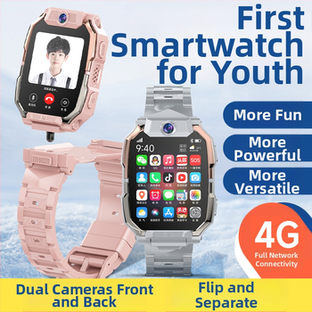 Detské 5G smart hodinky so SIM kartou, GPS, AMOLED displej, Android kompatibilný