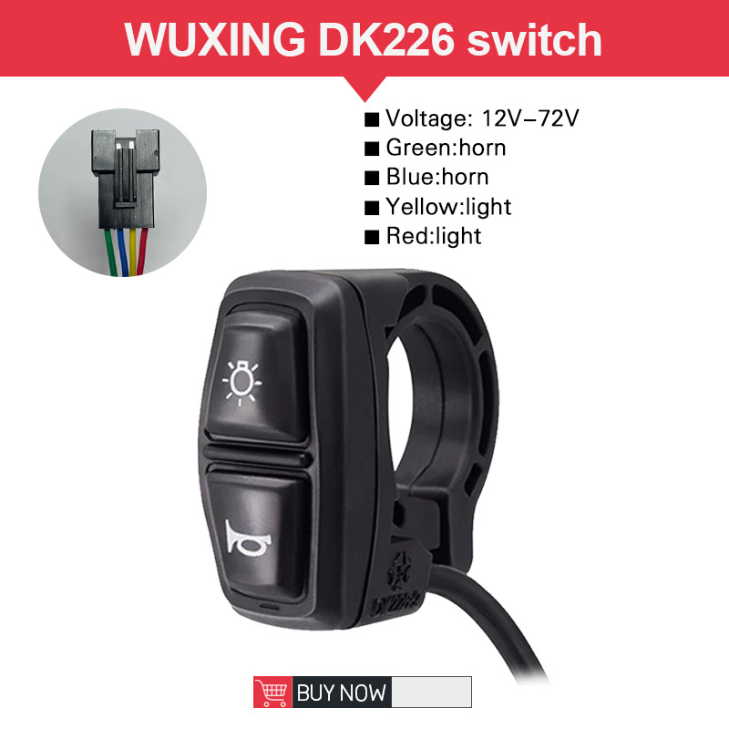 SOMEDAY DK226 trojedini set svjetala za bicikl – prednje svjetlo, stražnje svjetlo i zvono (tri u jednom)