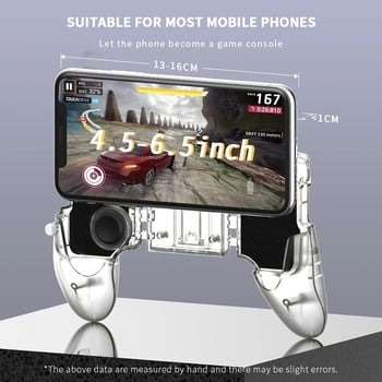 DATA FROG K21 grip za pametni telefon s pomoćnim tipkama (ABS + metal)