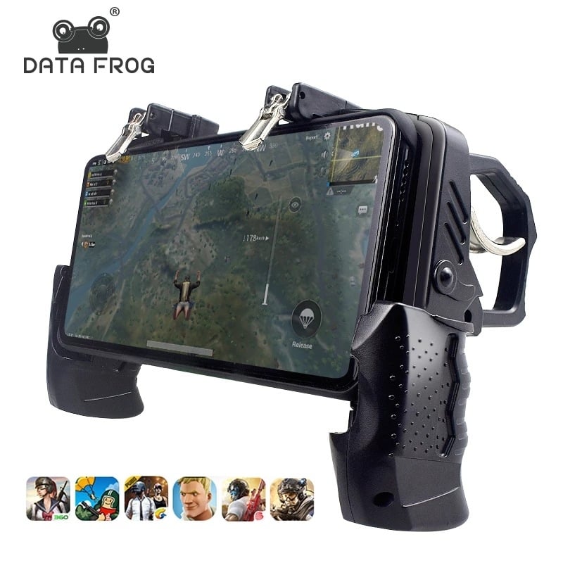 DATA FROG K21 grip za pametni telefon s pomoćnim tipkama (ABS + metal)