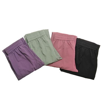 Ženske široke lagane hlače sa vezicom, lagano za trčanje i jogu, brzo se suše, 90% poliester, 10% spandex, srednji pojas