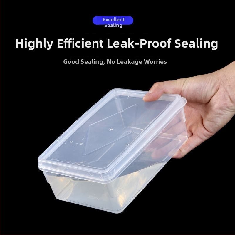 Δοχείο αποθήκευσης τροφίμων από πλαστικό, τετράγωνο, διαφανές, με σφραγιστικό καπάκι και κλείδωμα, κατάλληλο για φούρνο μικροκυμάτων, 1–5 L