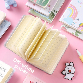 Бележник Meow Ears, PU корица, лепено подвързване, хартия 50 gsm, 50–100 страници, японско/корейско сладко оформление