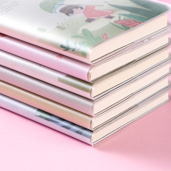 Бележник Meow Ears, PU корица, лепено подвързване, хартия 50 gsm, 50–100 страници, японско/корейско сладко оформление