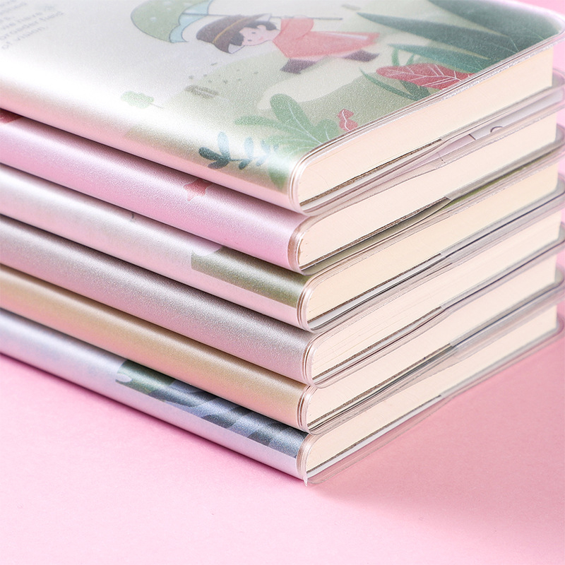 Бележник Meow Ears, PU корица, лепено подвързване, хартия 50 gsm, 50–100 страници, японско/корейско сладко оформление