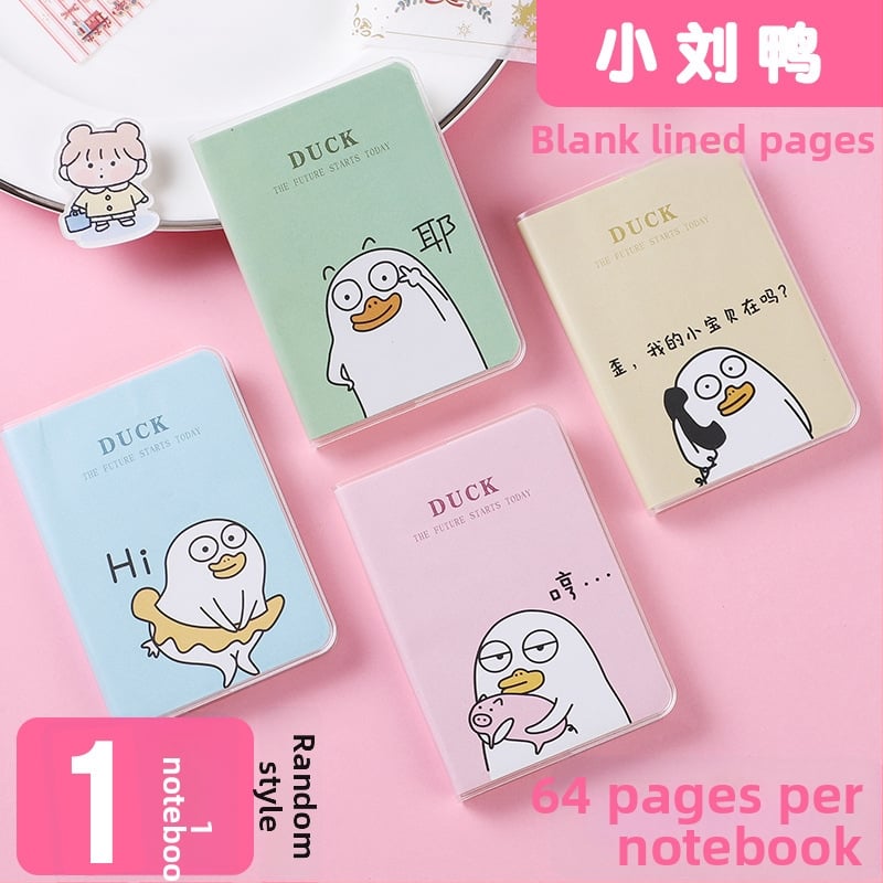 Бележник Meow Ears, PU корица, лепено подвързване, хартия 50 gsm, 50–100 страници, японско/корейско сладко оформление