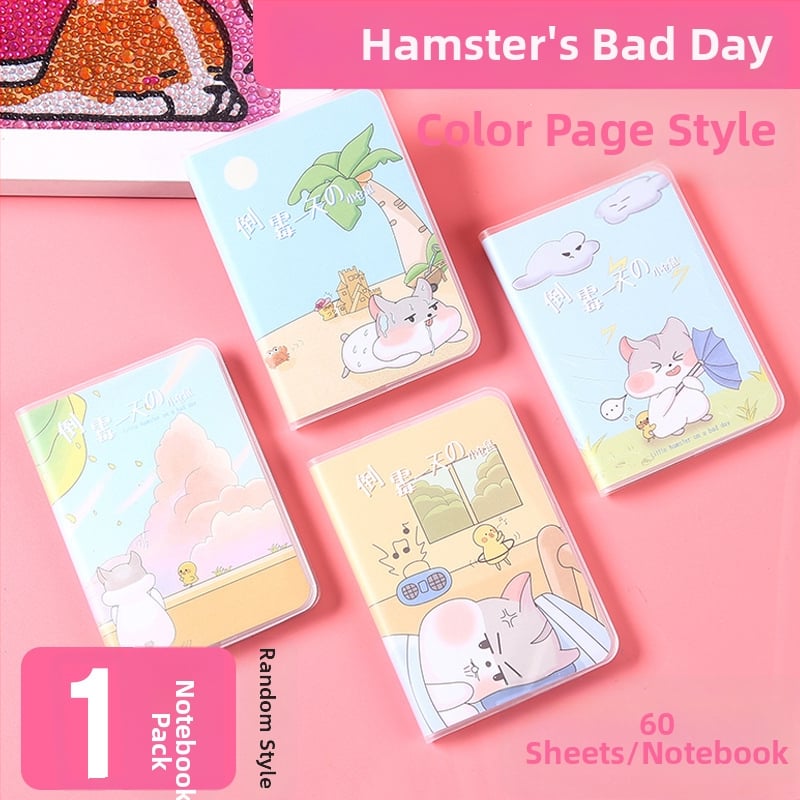 Бележник Meow Ears, PU корица, лепено подвързване, хартия 50 gsm, 50–100 страници, японско/корейско сладко оформление