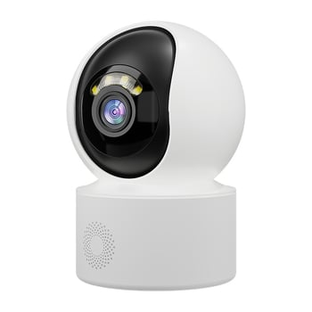 Pametna unutarnja kamera za nadzor s panoramskim prikazom 360°, zvučni interkom, bežično praćenje, napajanje 5V, SNR > 48 dB