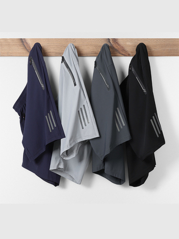 Muške brzosušeće šorceve Quick-Dry, 80/20 nylon/spandeks, prozračne, jednobojne, pogodne za ljeto, proljeće i jesen