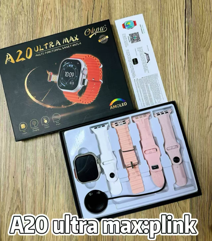 Pametni sat s SIM karticom, AMOLED zaslon, 400mAh baterija, praćenje pulsa, krvnog tlaka i zasićenosti kisikom, vodootporan