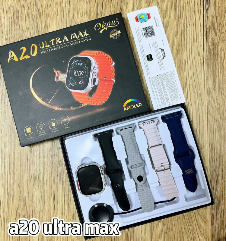 Pametni sat s SIM karticom, AMOLED zaslon, 400mAh baterija, praćenje pulsa, krvnog tlaka i zasićenosti kisikom, vodootporan