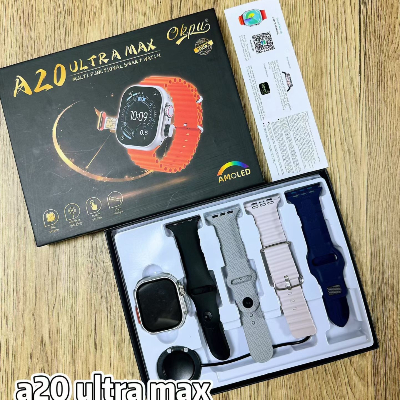 Pametni sat s SIM karticom, AMOLED zaslon, 400mAh baterija, praćenje pulsa, krvnog tlaka i zasićenosti kisikom, vodootporan