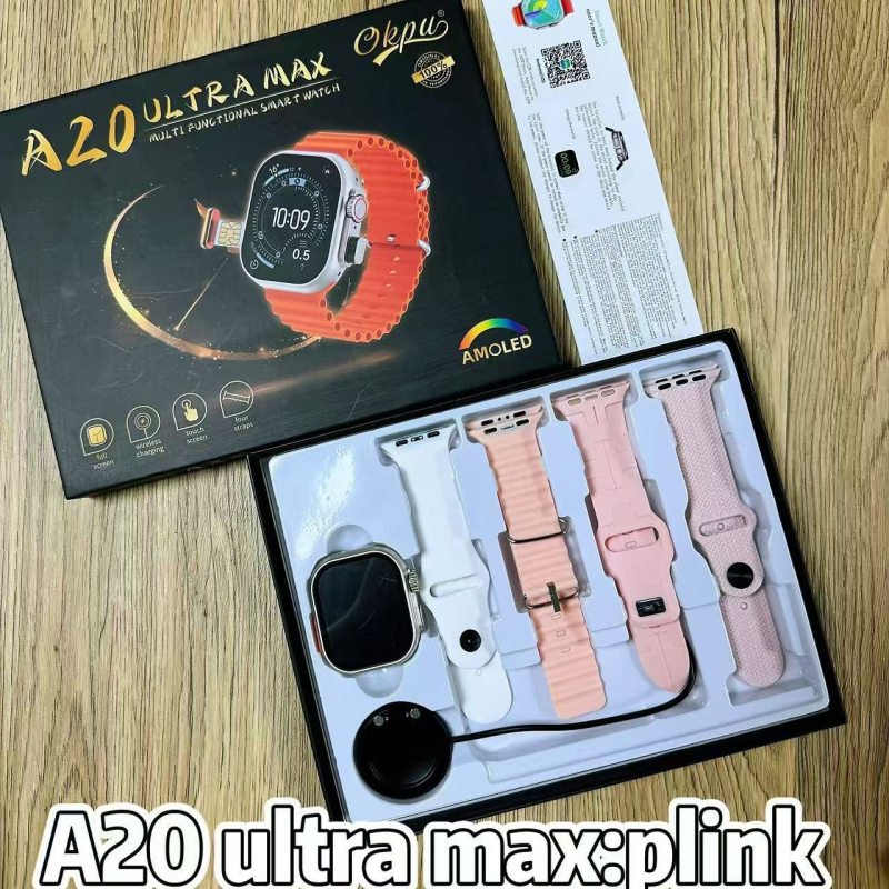Pametni sat s SIM karticom, AMOLED zaslon, 400mAh baterija, praćenje pulsa, krvnog tlaka i zasićenosti kisikom, vodootporan
